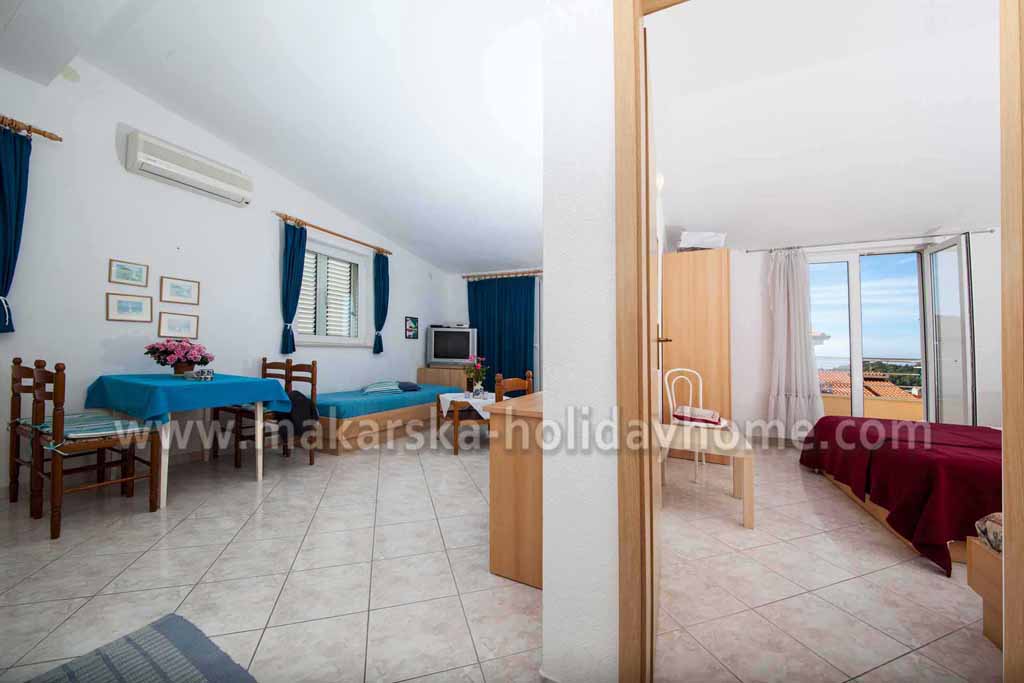 Cheap apartments Makarska, Apartmán Slavko A3 / 15