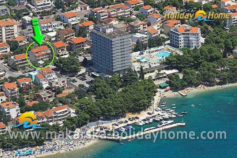 Makarska apartment near beach for 2 persons - Apartment Snježana A2