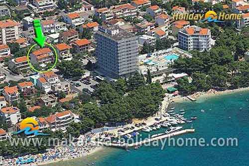 Chorwacja Makarska apartament przy plaży, Apartament Snježana A1