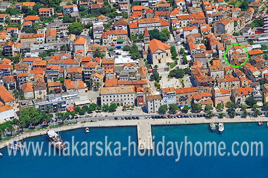 Apartament Makarska w centrum miasta dla 4 osób - Apartament Tomica A1