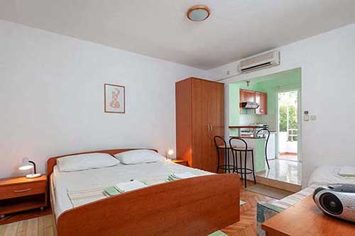 Apartament dla dwóch osób w kwaterach prywatnych w Podgora Miko A3