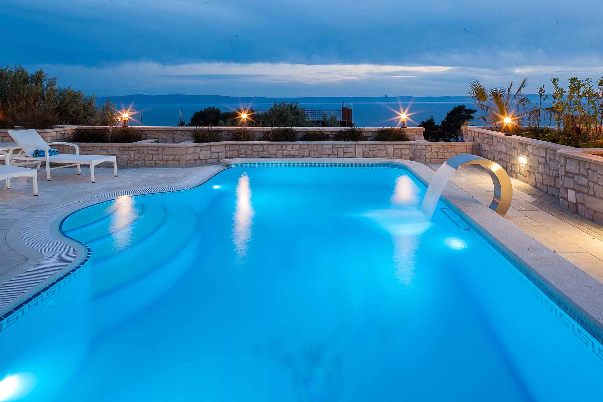 Luxus-Ferienhaus Kroatien mit Pool - Makarska Villa Srzic 1 / 65
