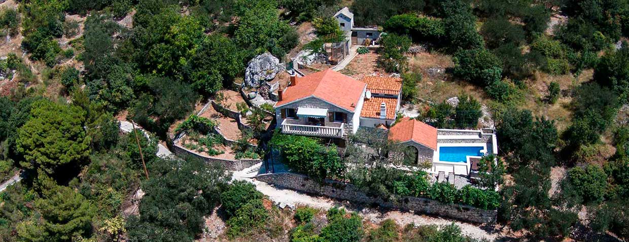Ferienhaus Kroatien mit Pool und Hund - Villa Daniela