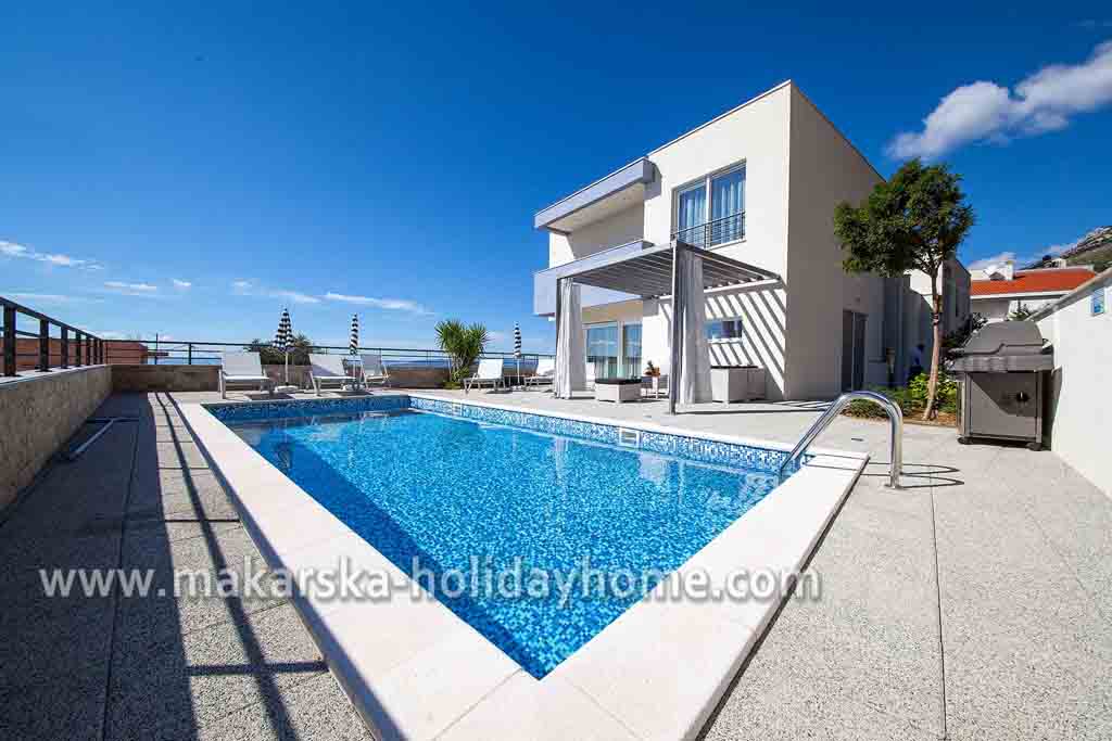 Hyra hus i kroatien makarska villa med pool villa great hill 2