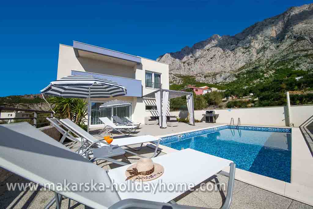 Hyra hus i kroatien makarska villa med pool villa great hill 2