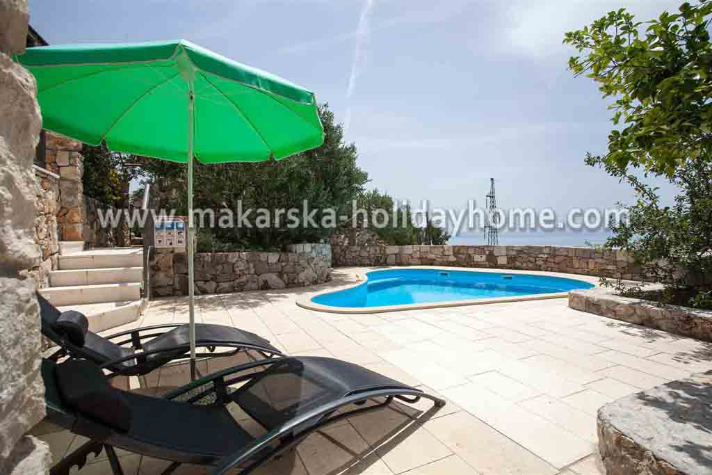 Hyra hus i kroatien med pool makarska villa ante