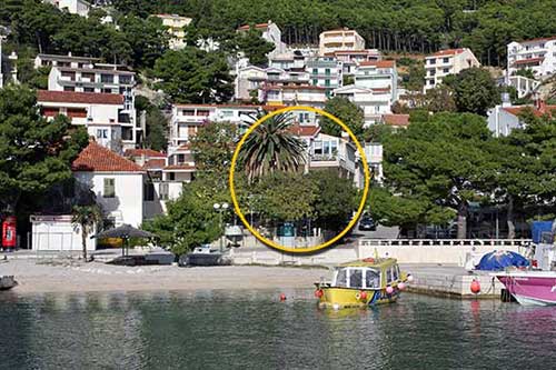 Ferienwohnung Brela direkt am Strand - Ferienwohnung Lidija A2