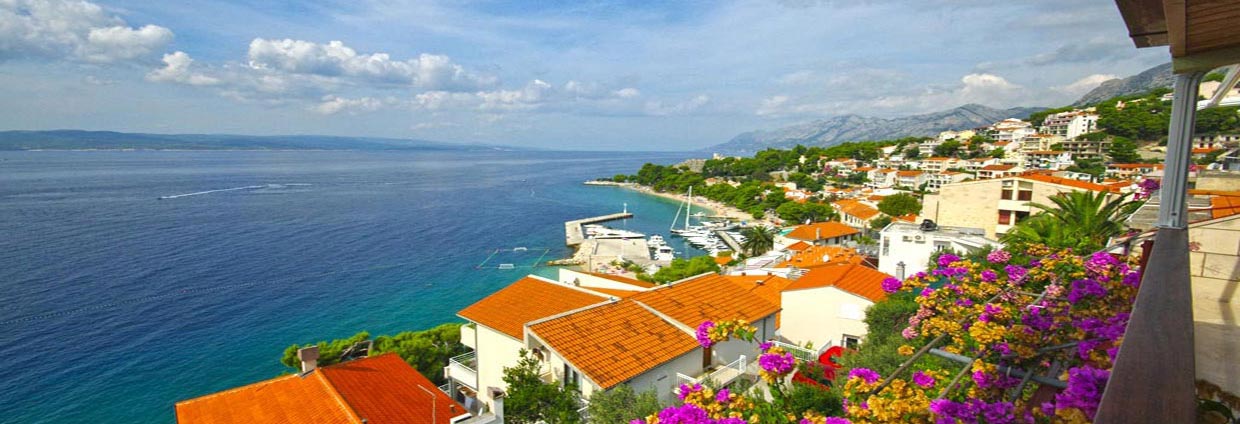 Ferienwohnung Brela Meerblick - Appartement Josip A1