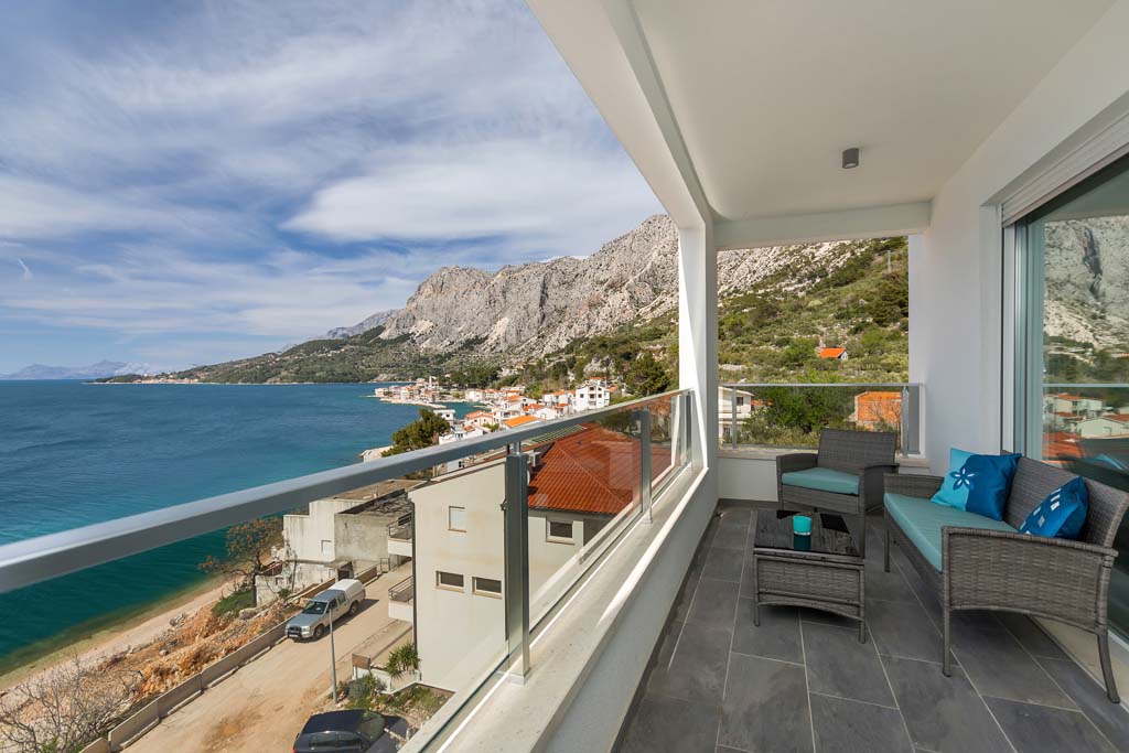 Balkon s pogledom na more, Apartman Mila A6 / 07