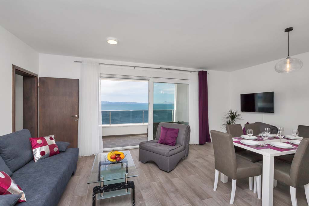 Prostrani dnevni boravak, Apartman Mila A6 / 08