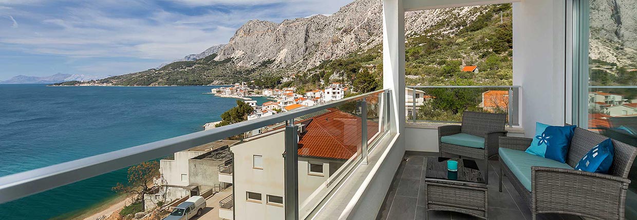 Apartments Makarska riviera with pool, Villa Milla A6