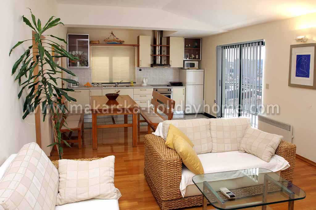 Makarska apartments, living room - Apartment Gina / 06