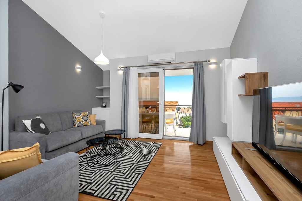 Dnevni boravak, Apartmani za 4 osobe, Makarska riviera, Apartman Jony A4 / 05