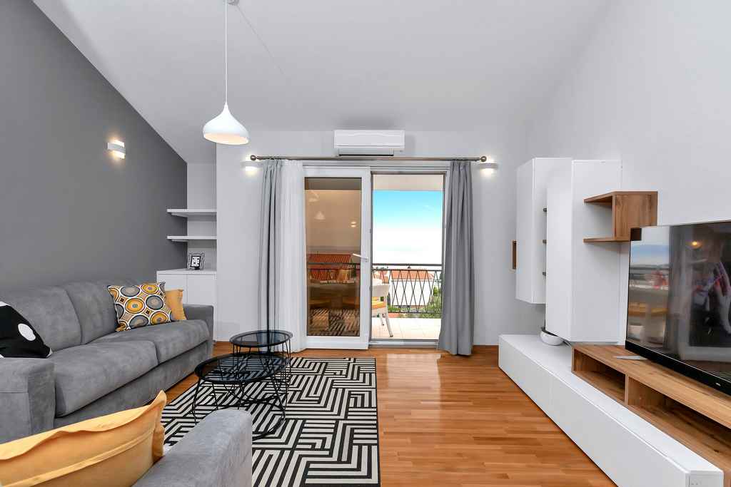 Dnevni boravak s balkonom, Apartmani za 4 osobe, Makarska riviera, Apartman Jony A4 / 06