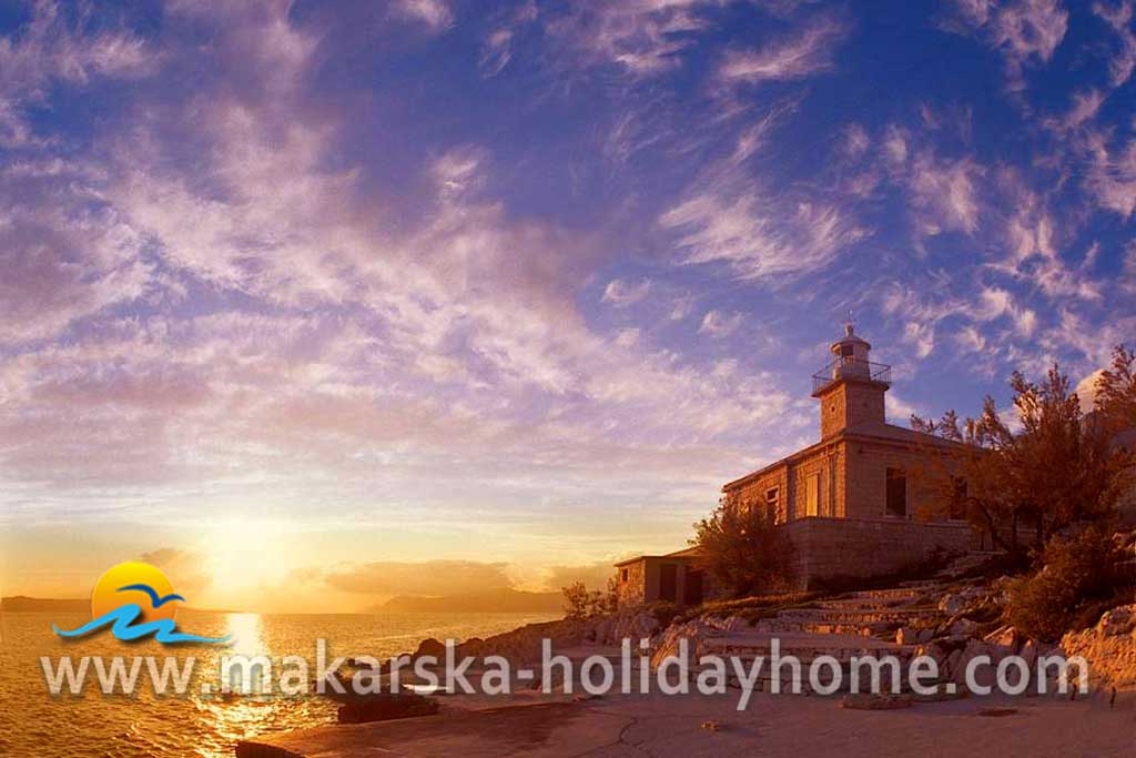 Fyr Makarska solnedgang - Fyr St. Peter / 31