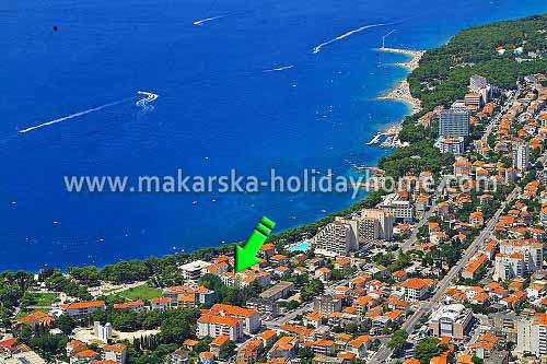 Makarska tengerparti apartmanok, Apartmanok Tara