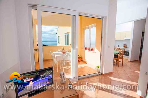 Apartments at affordable price Makarska, Apartment Mileta