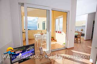 Apartman Makarska za 5 osoba, apartman Mileta