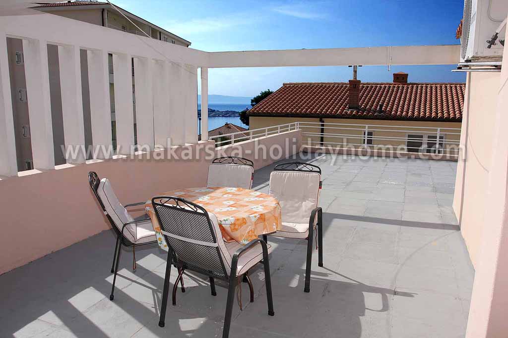Ferienwohnung Makarska, Terrasse, Ferienwohnungt Bagarić A1 / 06