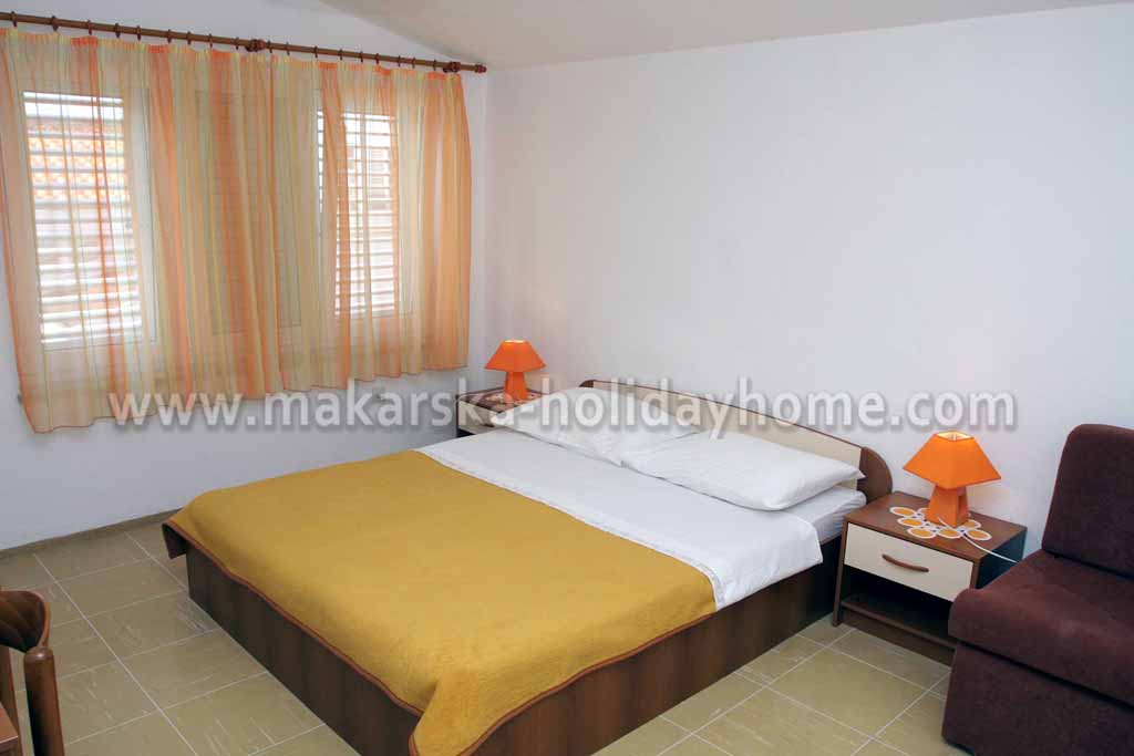 Ferienwohnung Makarska, Schlafzimmer 2 - Ferienwohnungt Bagarić A1 / 17