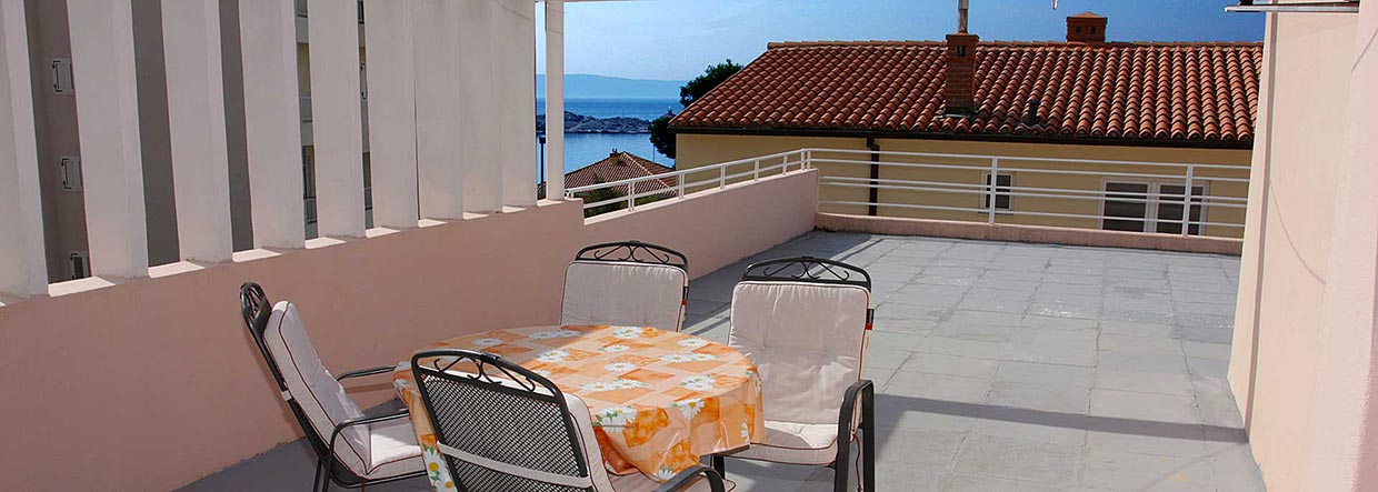 Апартаменты недалеко от пляжа в Хорватии, Апартамент Bagaric A1