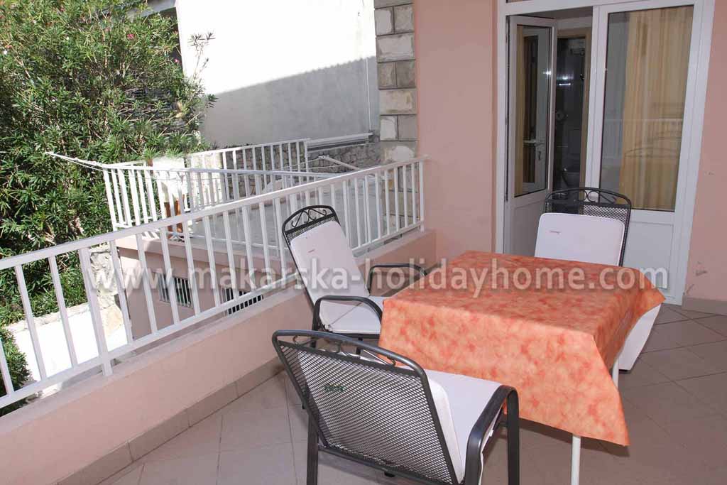 Ferienwohnung Makarska, Terrasse Ferienwohnungt Bagarić A4 / 16