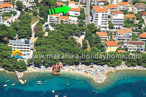 Chorwacja Makarska apartamenty dla 2+1 osób, Apartament Bagarić A1