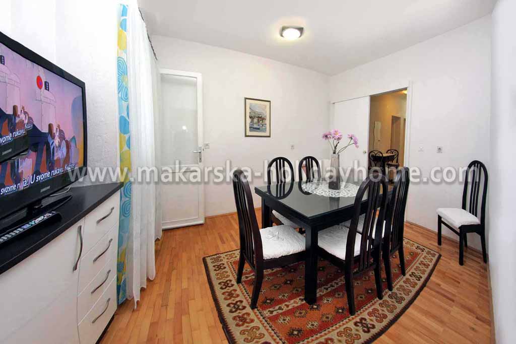 Apartments Makarska, dining room, Apartment Batinić A1 / 06