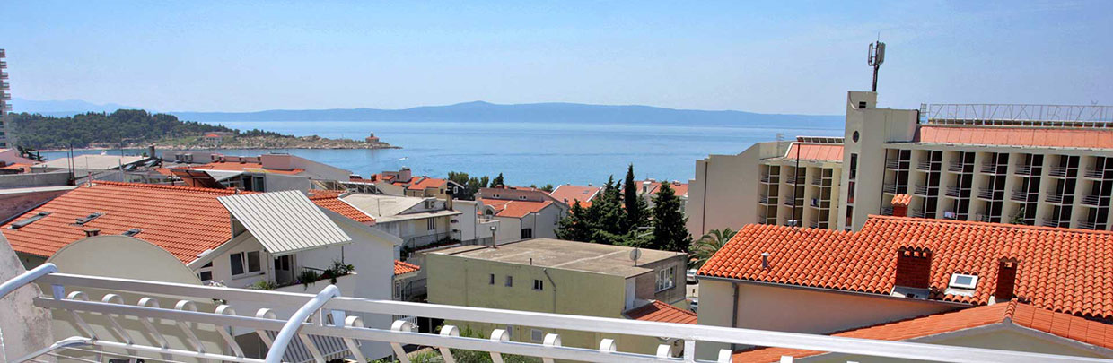 Ferienwohnung Makarska mit Meerblick - Apartmentn Batinić A2