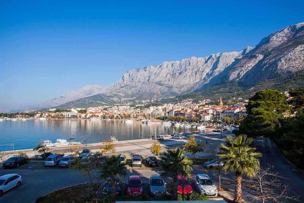 Utsikt över havet och staden Makarska - lägenhet Bekavac A2 / 23