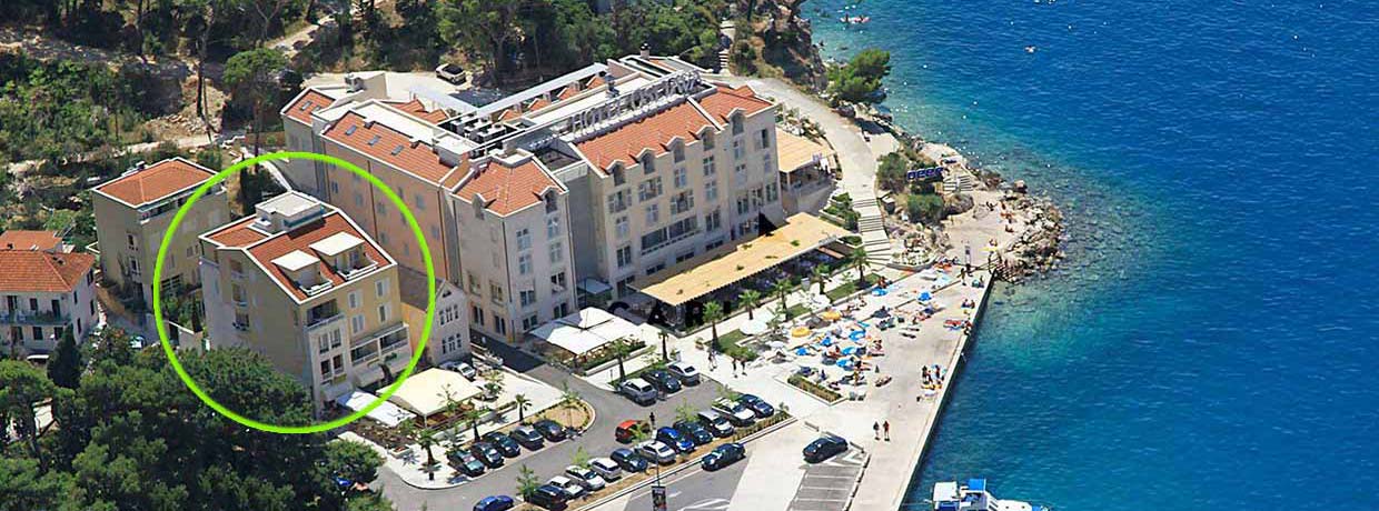 Riwiera Makarska apartamenty luksusowe na plaży - Apartament Bekavac A3