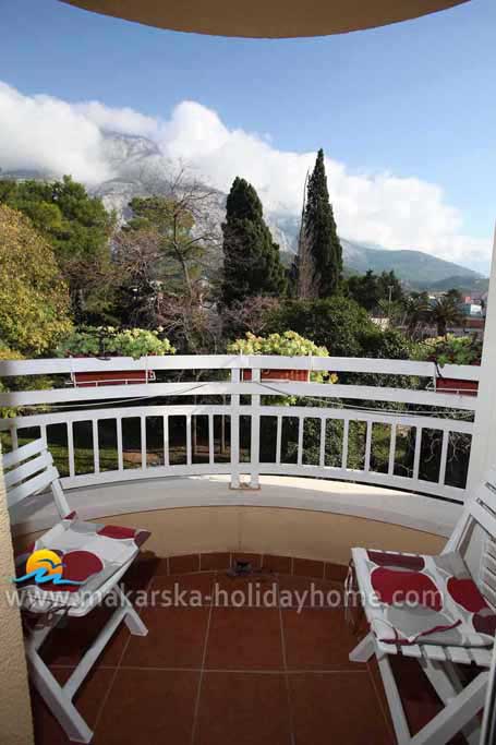 Balkong med utsikt över bergen - lägenhet Bekavac A3 / 22