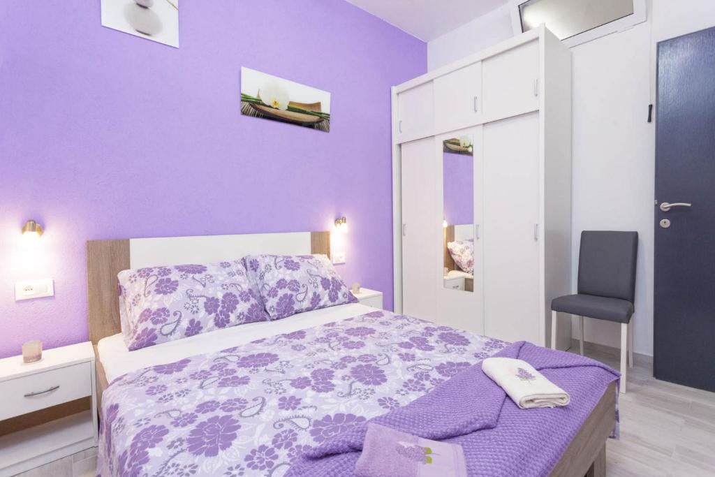 Ferienwohnungen Makarska, Schlafzimmer - Ferienwohnung Jurica A2 / 08