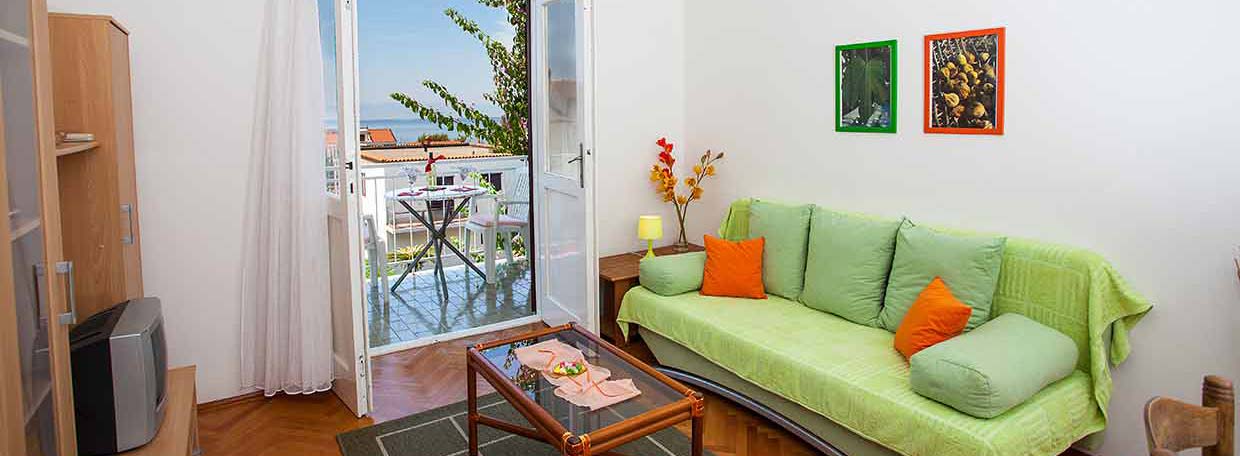 Makarska rekreační byt k pronájmu - Apartmán Mira A1