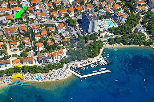 Chorwacja noclegi nad morzem, Makarska - Apartament Mira A2