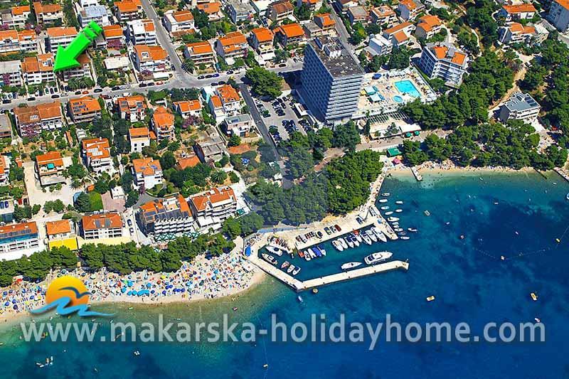 Makarska byt v blízkosti pláže - Apartmán Mira A1 / 02