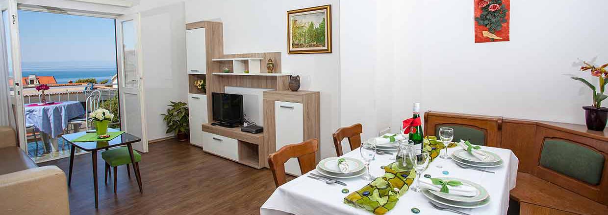 Apartmani Makarska uz more za 6 osoba - Apartman Mira A2