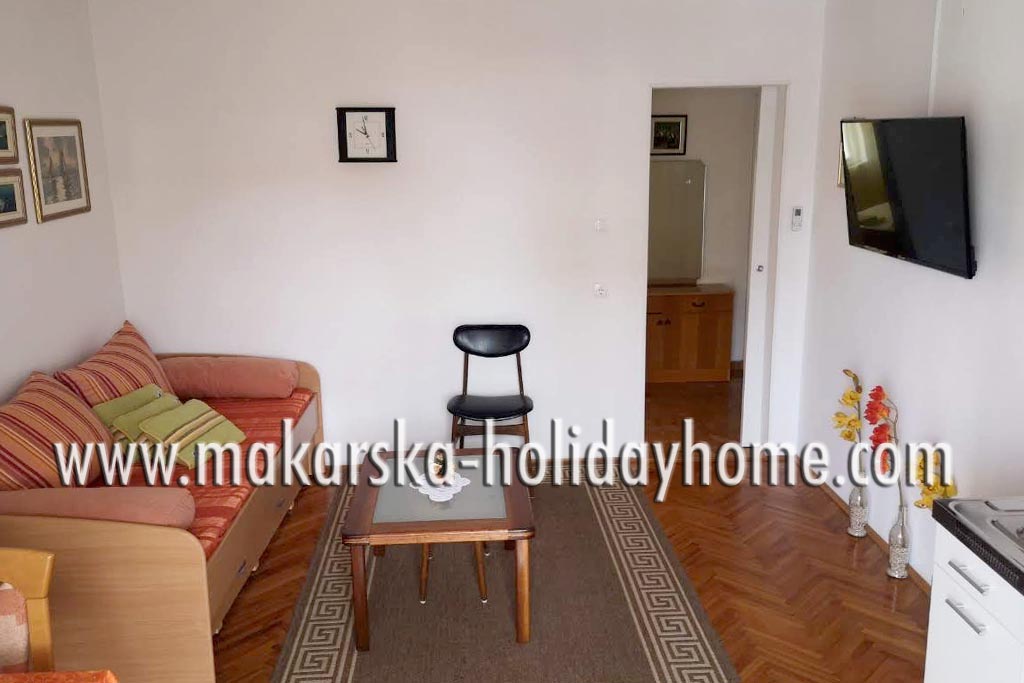 Apartmani Makarska, Dnevni boravak, Apartman Mira B1 / 03
