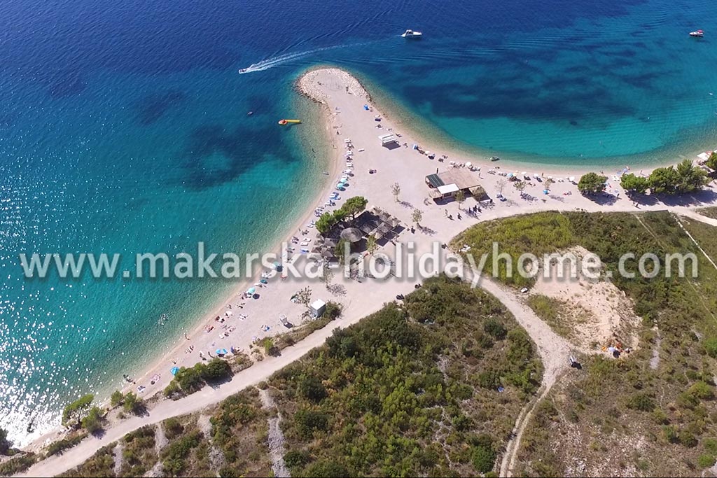 Plaža Makarska, Pogled iz zraka, Apartman Mira B1 / 49