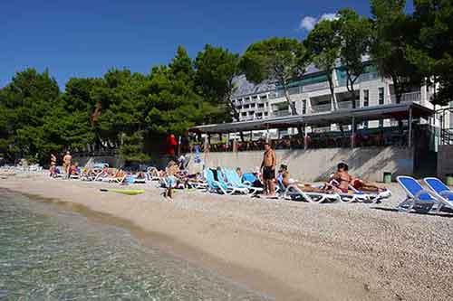 Apartments Makarska on the beach for 6 persons - Apartment Plaža A3