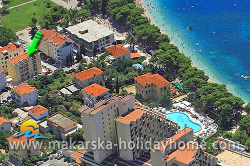 Apartmani uz more za 5 osoba Makarska - Apartmani Raos A4