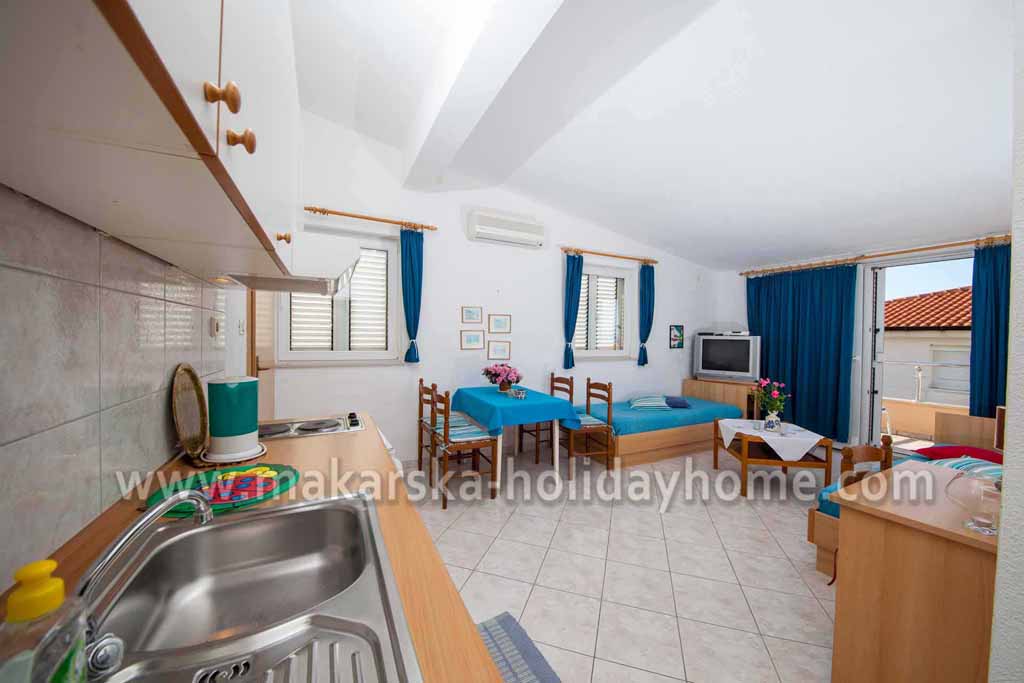 Apartmanok 3-5 fő részére Makarska, Apartman Slavko A3 / 08