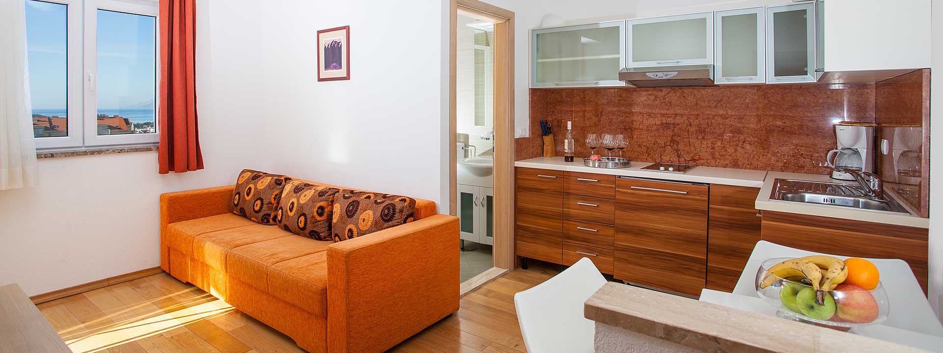 Ferienwohnung Makarska mit Pool - Appartement Stone A3
