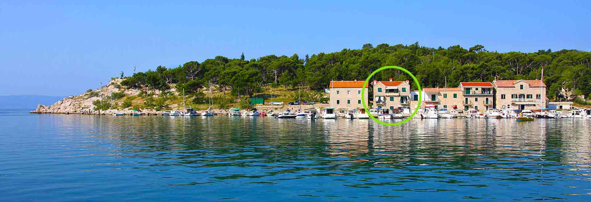 Seafront apartments in Makarska - Apartment St. Peter A3