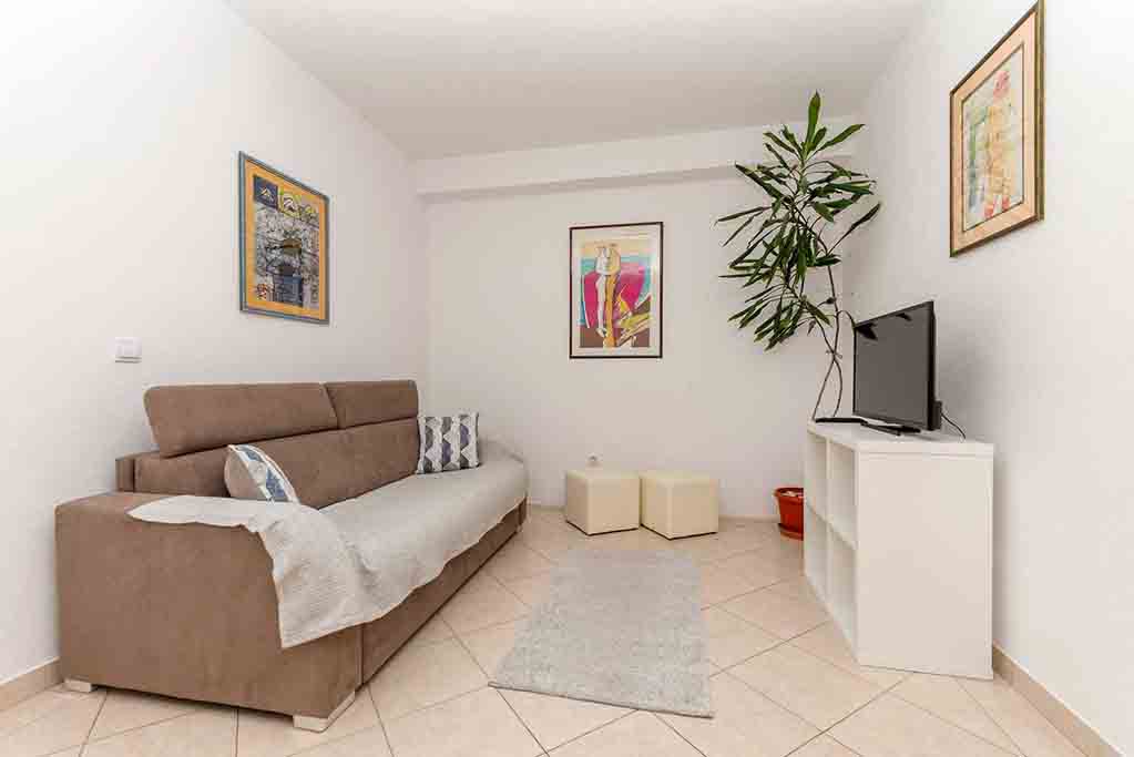 Dnevni boravak s kožnim kaučem, Apartman Vanda A5 / 10