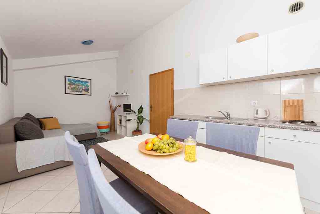 Dnevni boravak s kožnim kaučem, Apartman Vanda A7 / 10