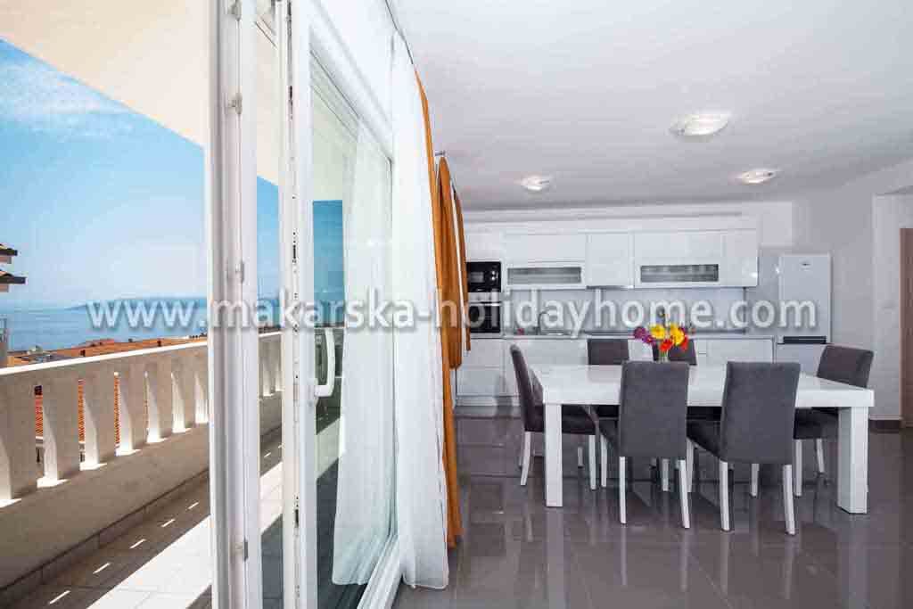 Living room with balcony - Apartment Ivka A6 / 14