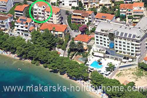 Makarska leilighet nær sjøen for 2 personer