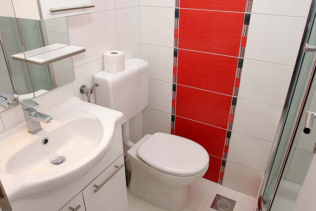 Łazienka dla gości, Dokonaj rezerwacji Chorwacja, Apartament Bruno A4 / 10