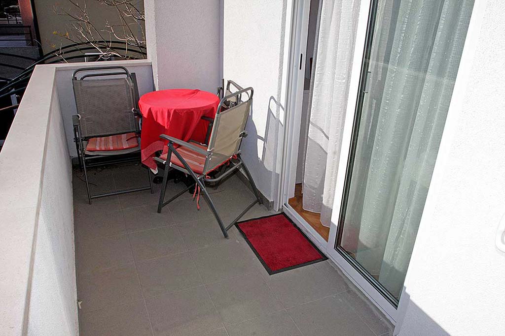Balkon dla gości, Zarezerwuj nocleg Chorwacja, Apartament Bruno A4 / 11